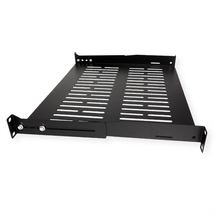 VALUE 19-Zoll-Geräteträger, 485 x 350mm, max. 25kg, schwarz