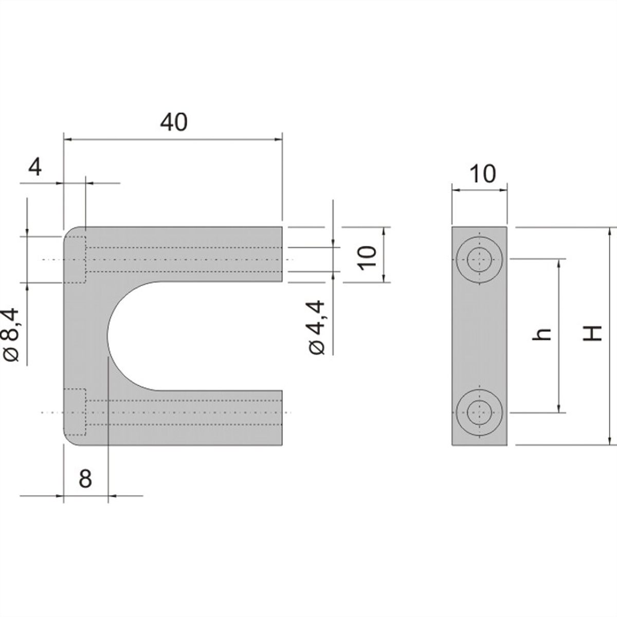SCHROFF Frontgriffe - FRONTGRIFFE 1HE MULTIPAC(2X)