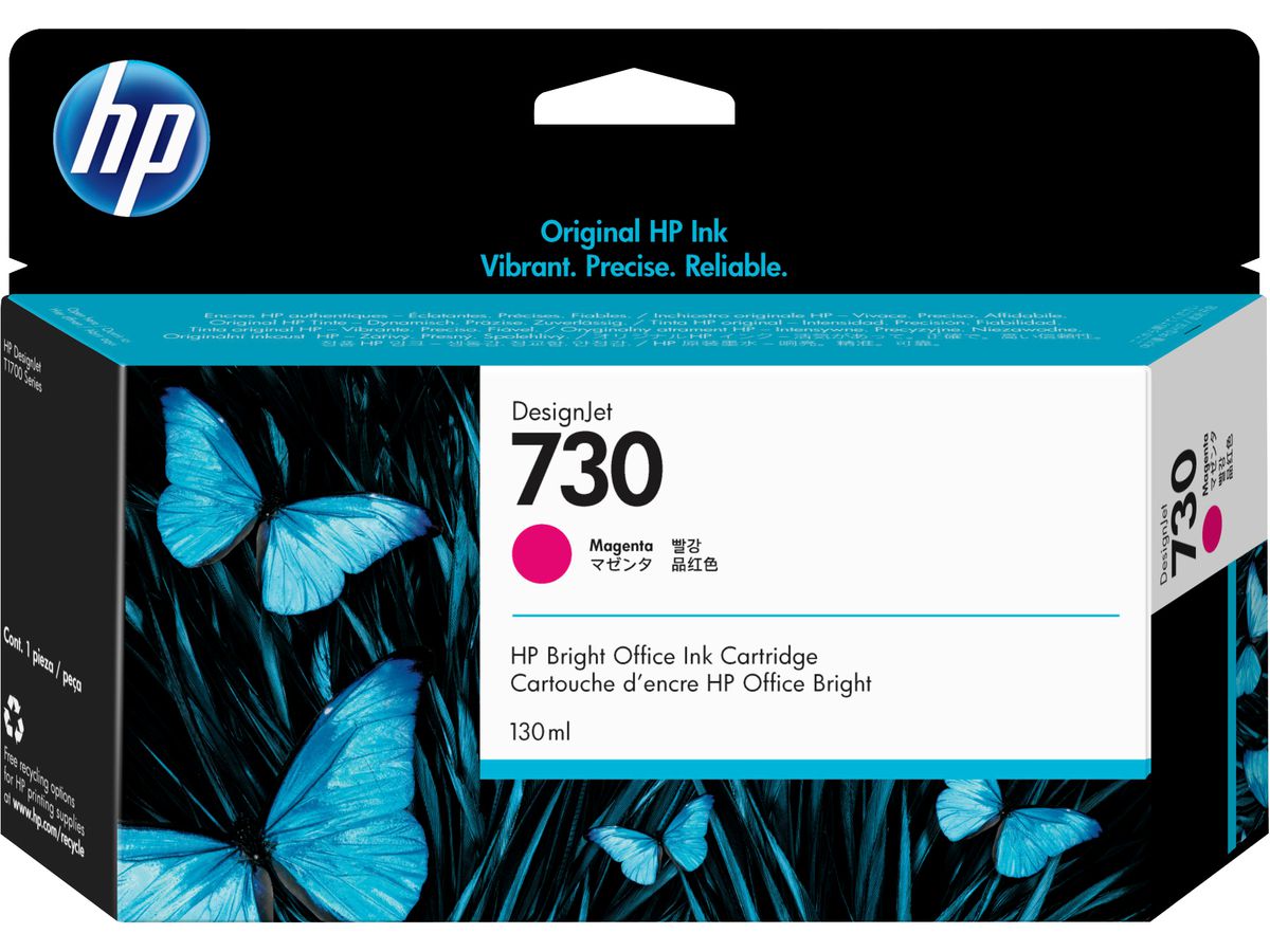 HP 730 DesignJet Druckerpatrone Magenta 130 ml