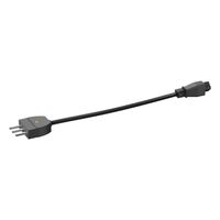 BACHMANN Anschlusskabel H05VV-F3G0,75mm², sw L=1,0m IEC C5/P40