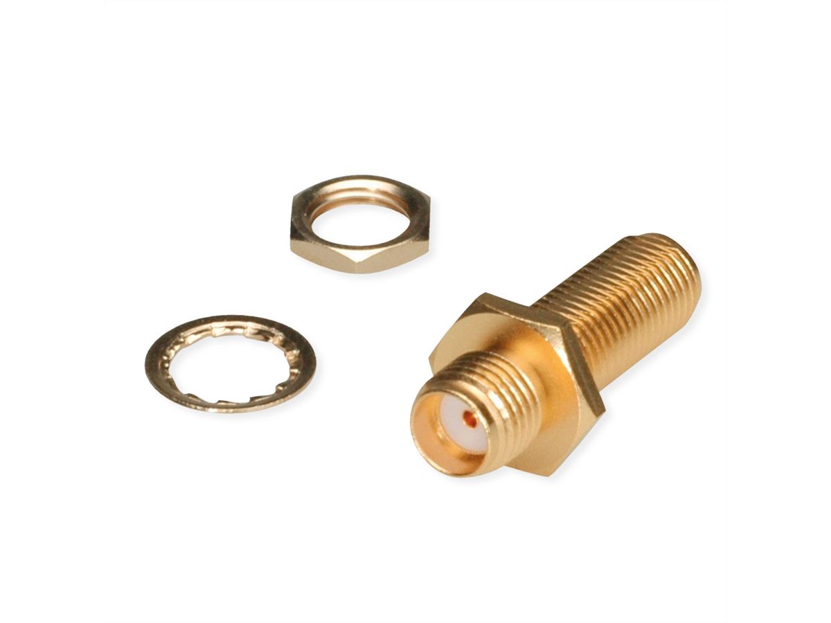 TELEGÄRTNER SMA-Verbinder Buchse/Buchse vergoldet