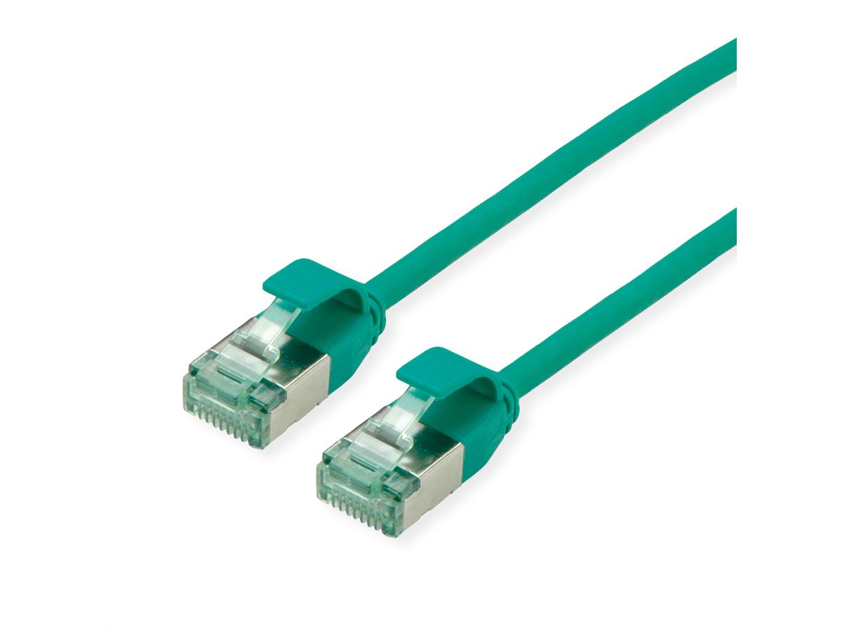 ROLINE RM U/FTP DataCenter Patchkabel Kat.6A (Class EA), slim, grün, 5 m