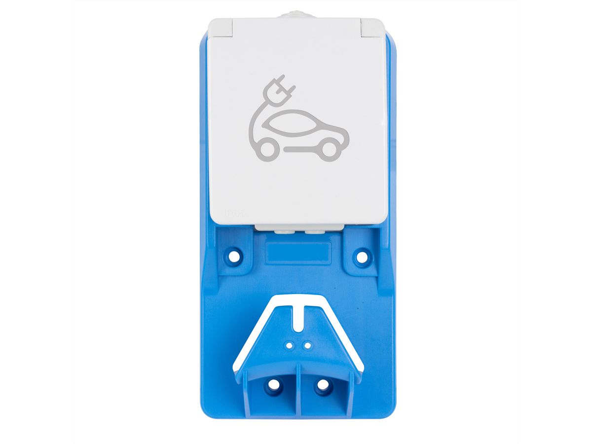 BACHMANN Schutzkontakt-Autoladesteckdose, Aufputz-Variante