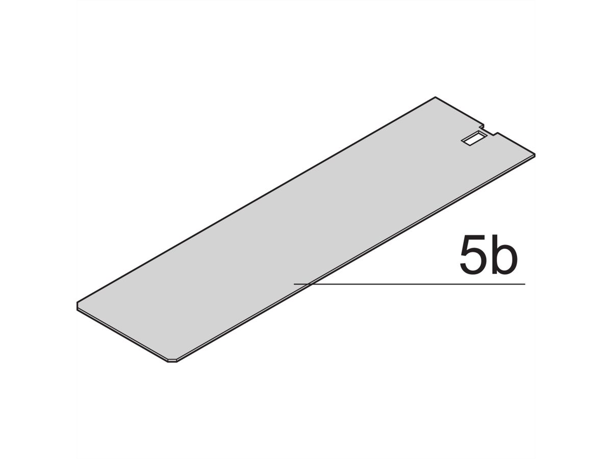 SCHROFF Kassetten PRO 6 HE-Bausätze, Frontplatte geschirmt (Textildichtung) - KAS S1 OP EMV 6HE 12TE 167T