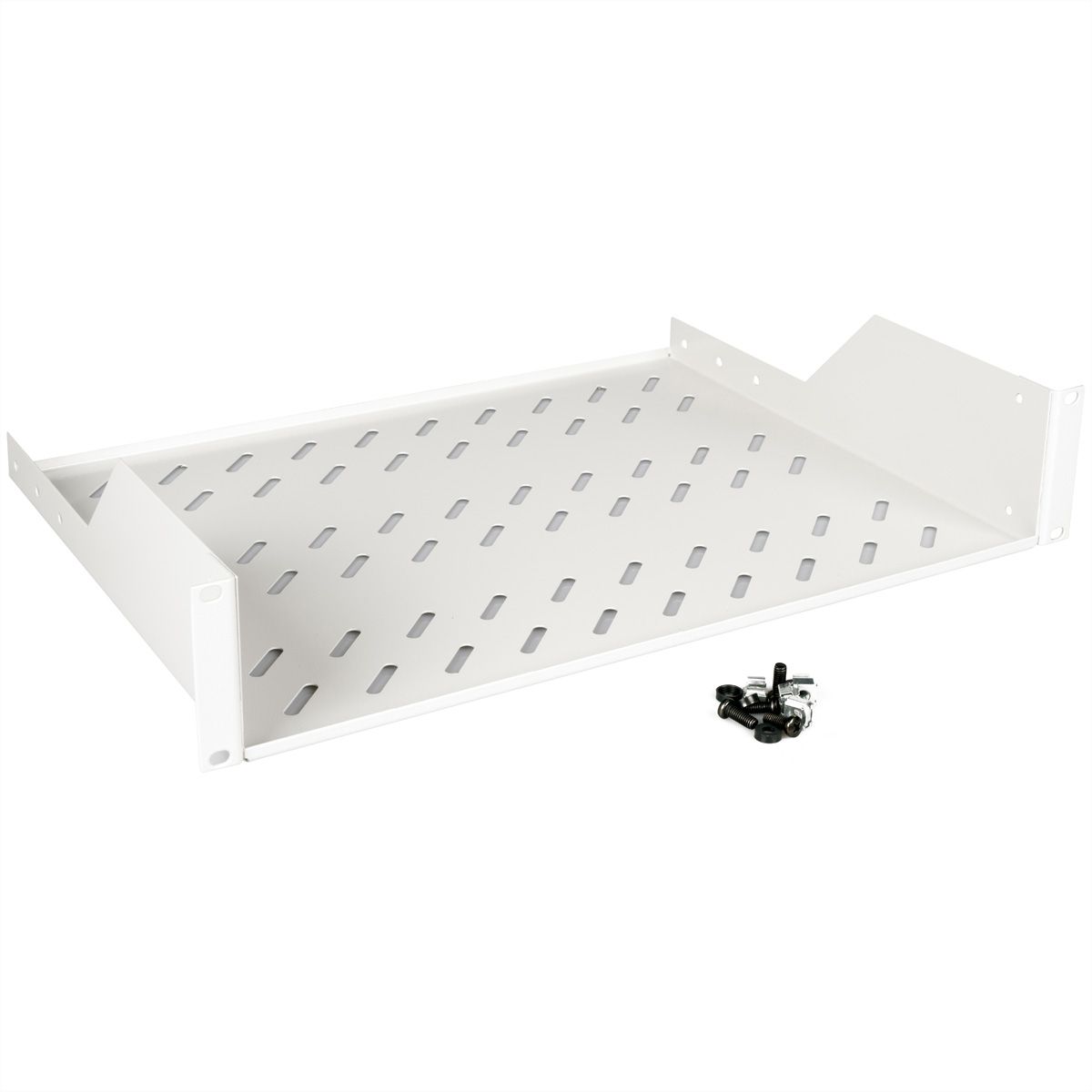 ROLINE 19-Zoll Fachboden 2 HE 350 T, 25kg Tragkraft grau