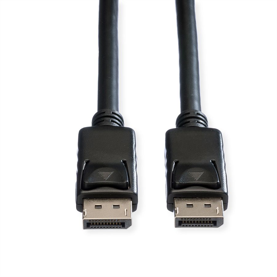 ROLINE DisplayPort Kabel, DP-DP, v1.2, ST - ST, TPE, schwarz, 2 m