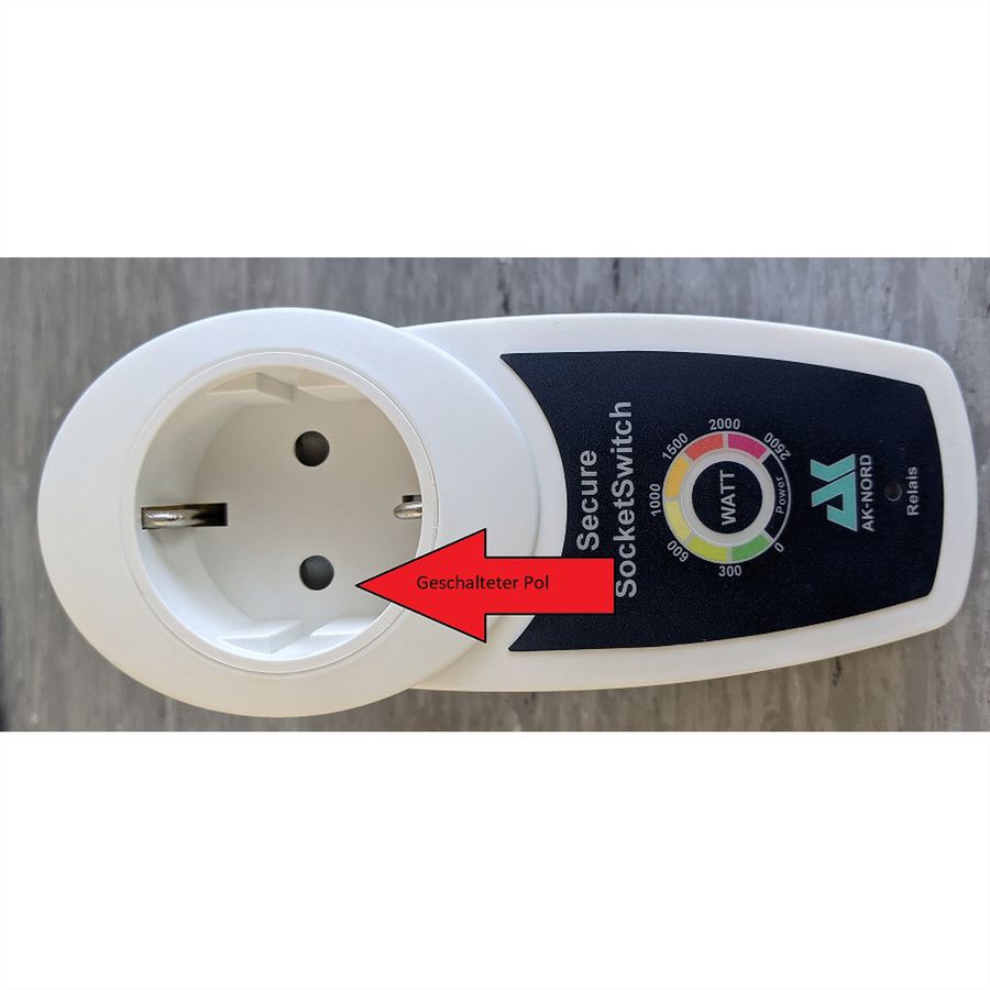 AK Secure Socket Switch Schaltbare IP Steckdose