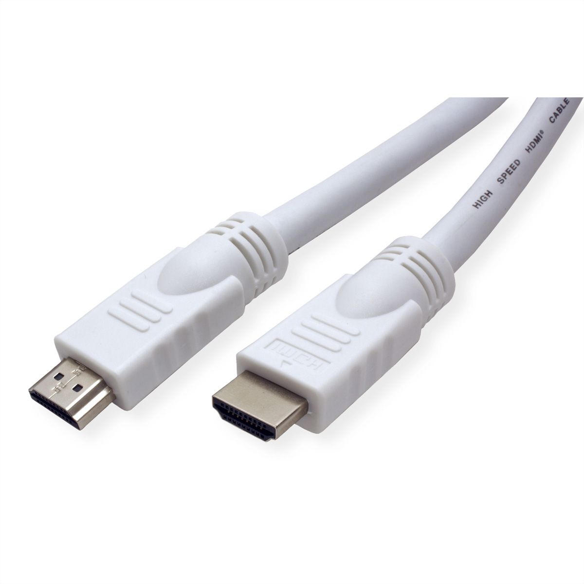 VALUE HDMI High Speed Kabel mit Ethernet, weiß, 20 m