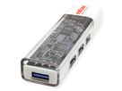 ROLINE Mobiler USB 3.2 Gen 1 Hub, 4fach, Typ A+C Anschlusskabel