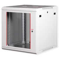 ROLINE 19-Zoll Wandgehäuse Basic Plus 12HE, 600x600 BxT grau