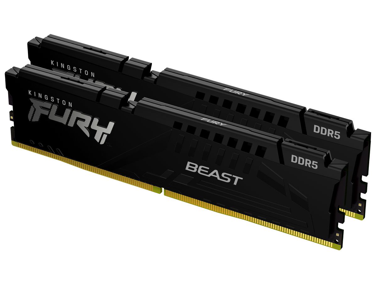 Kingston Technology FURY Beast 32 GB 6400 MT/s DDR5 CL32 DIMM (Kit of 2) Black EXPO