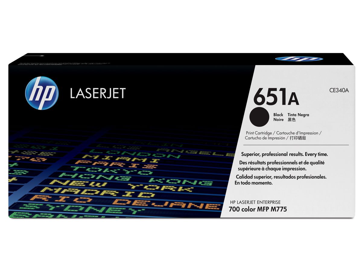 HP 651A Schwarz Original LaserJet Tonerkartusche