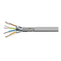 VALUE S/FTP-(PiMF-)Kabel, Cat.8 (Class I), Massivdraht, AWG22, LSOH, grau, 100 m
