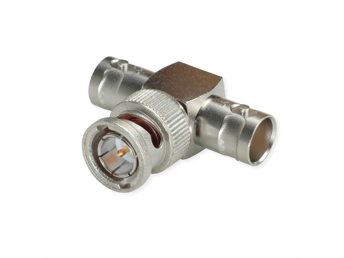 TELEGÄRTNER BNC-T-Stück 75 Ohm Buchse / Stift / Buchse