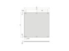 SCHROFF Frontplatten ungeschirmt - TEILFRONTPLATTE 3HE 7TE EL
