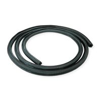 ROLINE PVC Gewebeschlauch für Kabelbündelung, selbst-schliessend, schwarz, 2,5 m