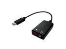 VALUE Adapter USB Typ C - 2x 3,5mm Audio, ST/BU, 0,13 m