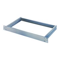 SCHROFF 19"- Einschub Aluminium (Grundbausatz) - MULTIPAC GRUNDAUSB.4HE 400T