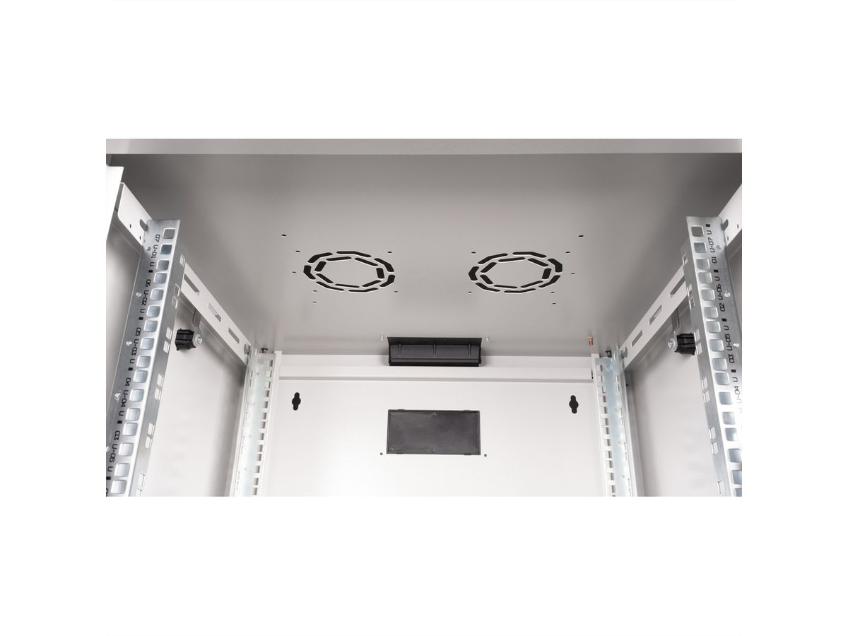 ROLINE 19-Zoll Wandgehäuse Pro 7 HE, 600x600 BxT grau
