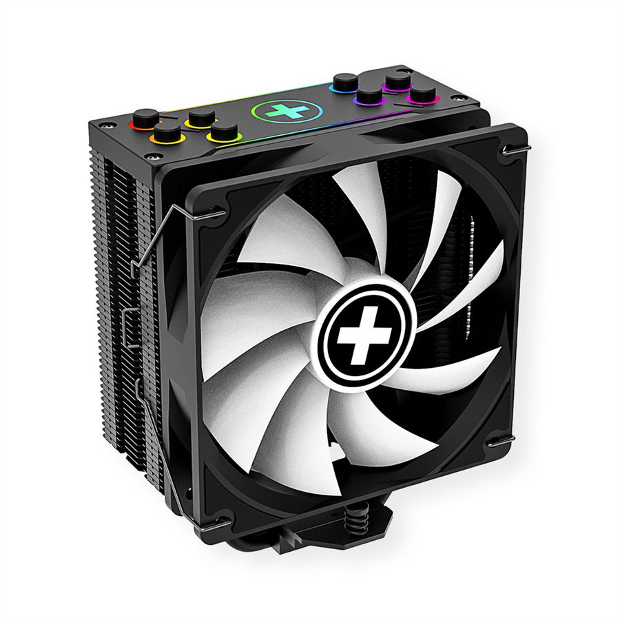 Xilence M704PRO.ARGB AMD und Intel CPU Kühler, 120mm ARGB PWM Lüfter, 180W TDP