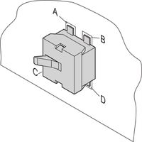 SCHROFF Mikroschalter für AdvancedMC-Modul (Schliesser) - MIKROSCHALTER AMC-MODUL 10ST