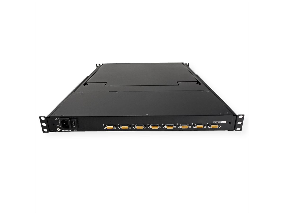ATEN CL1308N KVM-Switch, 48cm TFT, VGA, PS/2-USB, 8 Port, DE-Layout