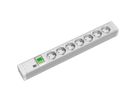 BACHMANN 19" PVC 7xCEE7/3 1xSchalter Strom 2,0m CEE7/7