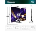 Hisense TV 55U7DS PRO 55", Mini-LED 4K, 165Hz, 2000 Nits