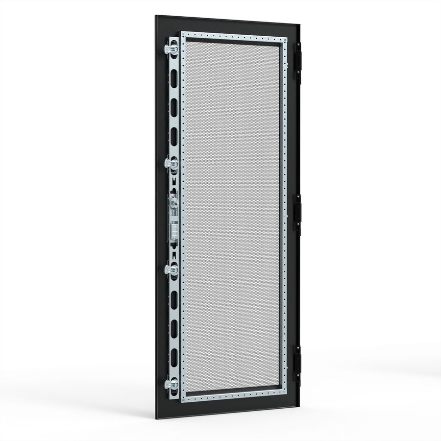 SCHROFF TUER 1400H 800B PERF.EMC