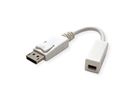 ROLINE DisplayPort Adapter, DP Stecker - Mini DP Buchse