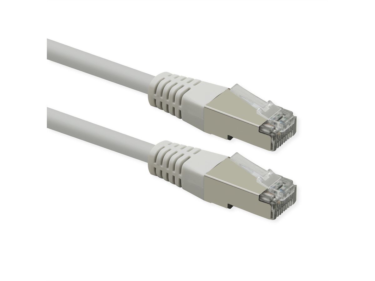 ROLINE Patchkabel Cat.6 (Class E), PoE, S/FTP (PiMF), weiß, 2 m