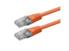 ROLINE Patchkabel Cat.6 (Class E), UTP, PoE, orange, 1 m