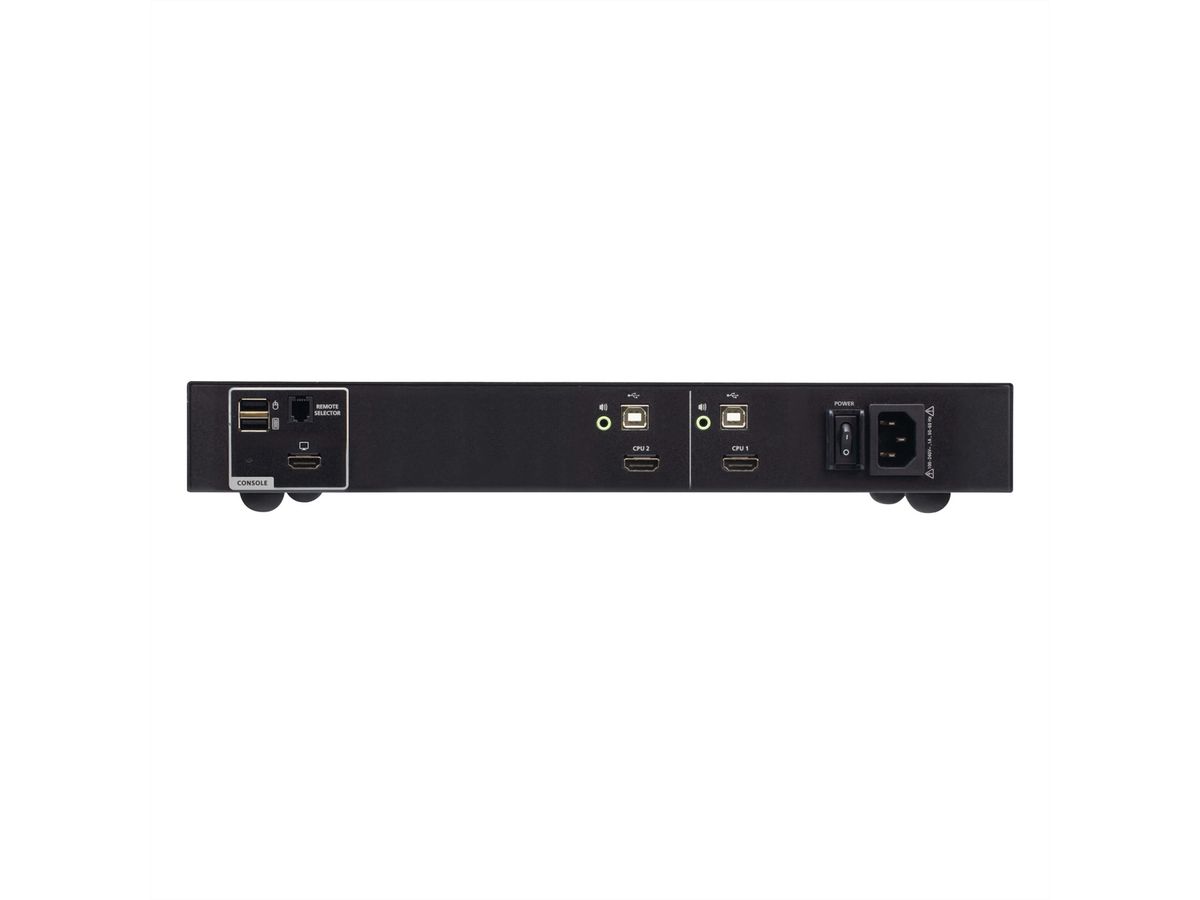 ATEN CS1182H4 2-Port 4K HDMI Secure KVM PSD PP V4.0 Compliant