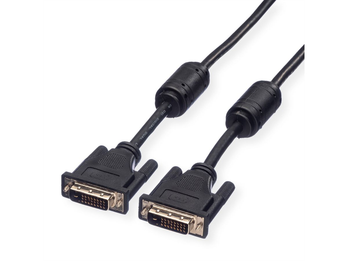 ROLINE Monitorkabel DVI, ST-ST, (24+1) dual link, 5 m