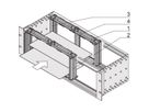 SCHROFF Horizontaler Kartenausbau - HORIZ.AB. 3HE VO KD HI VT