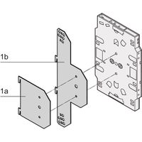 SCHROFF Aufsteckblech mit Kabelführung für Kabelbinder, - AUFST.BLECH F.SPLEISSKAS.(B)