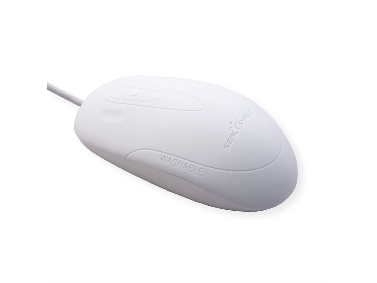 SEAL SHIELD Scroll Wheel Mouse white SSWM3