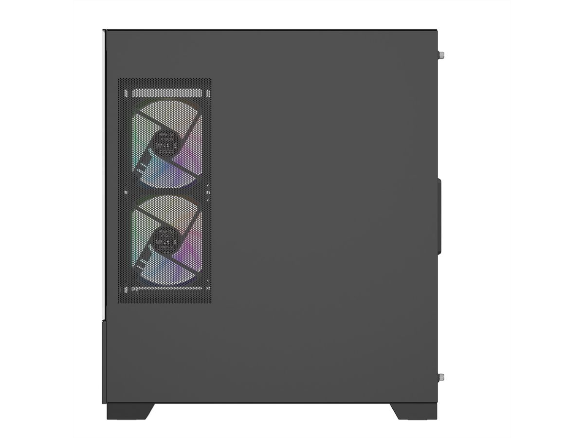 XILENCE Xilent Beam ATX PC Case black, X218.ARGB Gaming ATX PC Case schwarz