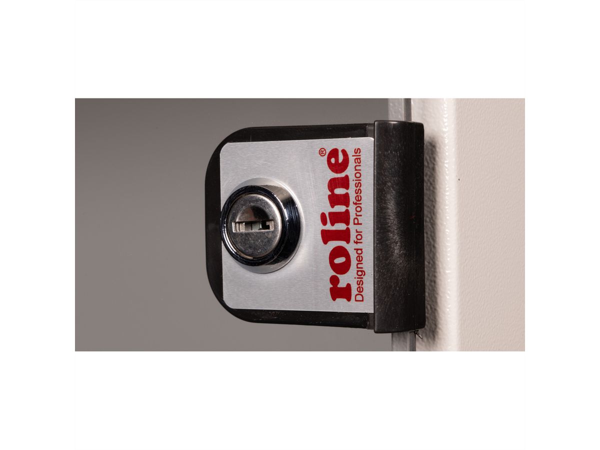 ROLINE 19-Zoll Wandgehäuse Basic 7 HE, 540x400 BxT Bausatz grau