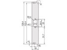 SCHROFF Frontplatten für D-Sub Steckverbinder - TEILFRONTPL.3HE 4TE 1X9 DC