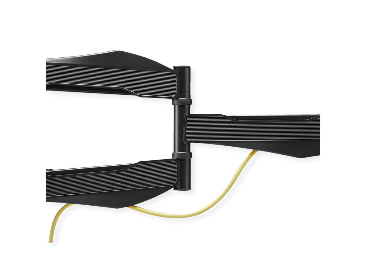 VALUE TV-Wandhalterung, flexibel, elegant, max. 35 kg, schwarz