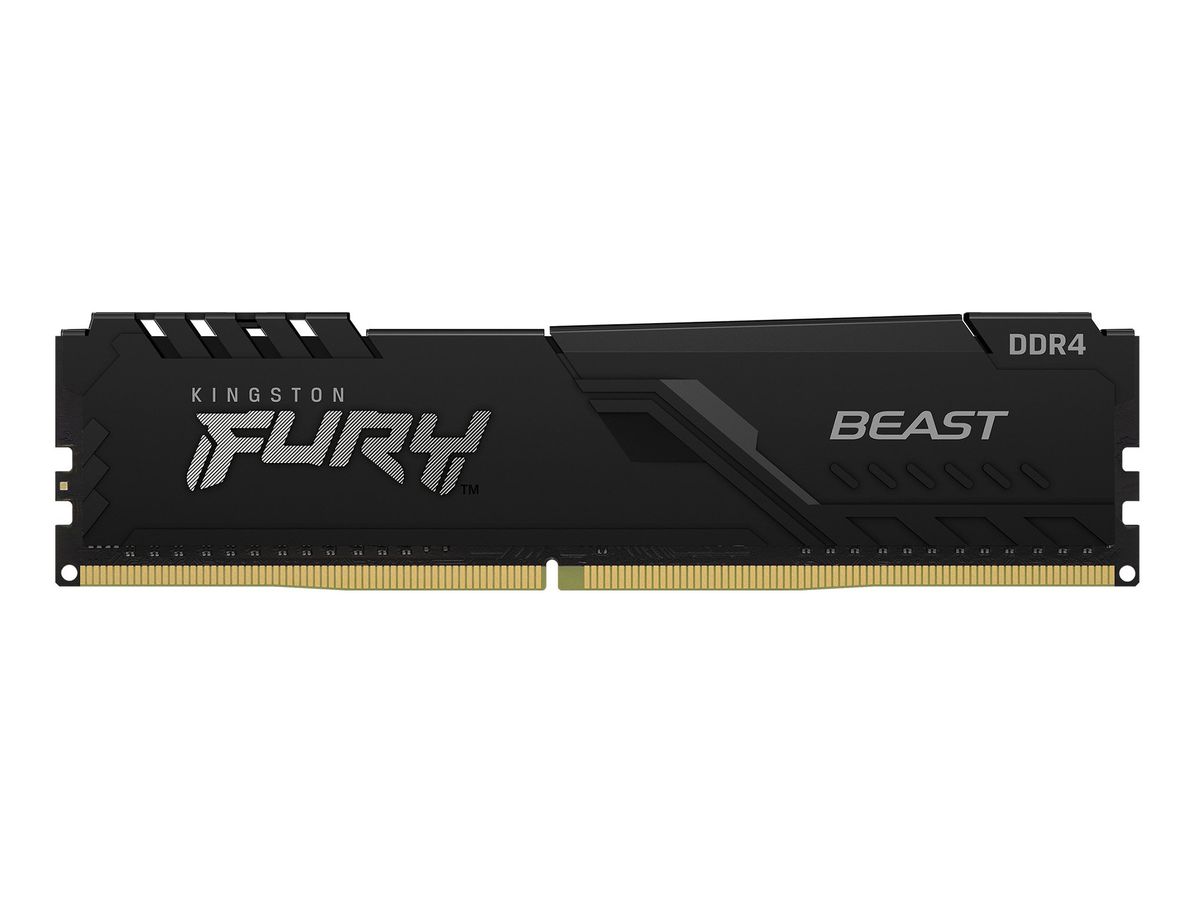 Kingston Technology FURY 16GB 3200MT/s DDR4 CL16 DIMM 1Gx8 Beast Black