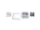 METZ CONNECT Dose UP/2 reinweiss E-DAT Modul 2 Ports, Kat.6 (Class E)