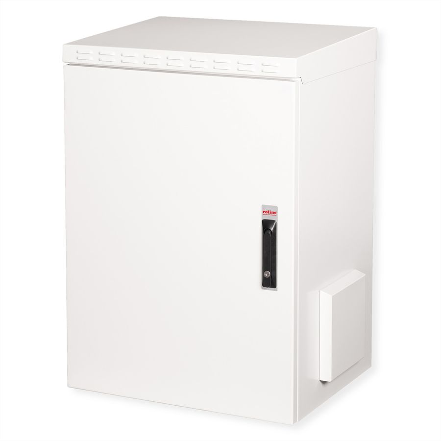 ROLINE 19-Zoll Wandgehäuse Pro 16 HE, 600x450 BxT IP55 outdoor grau