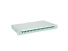 TELEGÄRTNER BASIS V LWL-Panel mit Kupplungen, 24x E2000, grün, OS2 APC