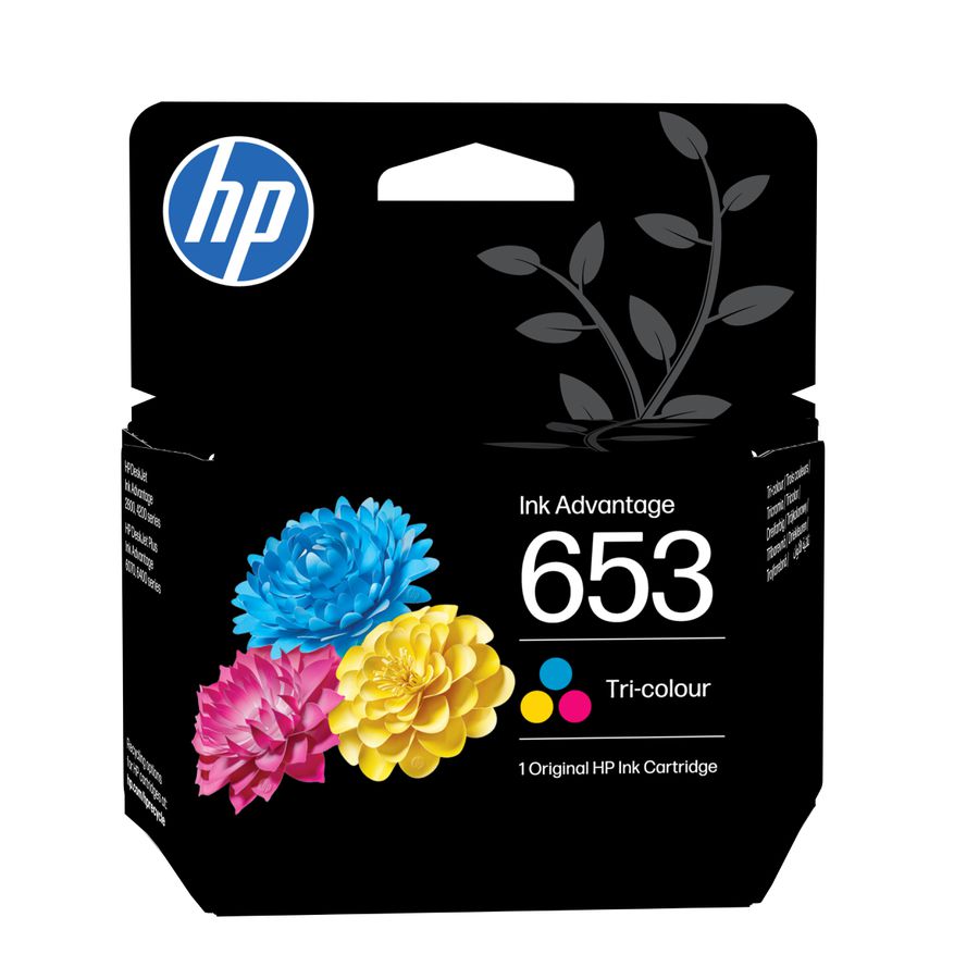 HP 653 Cyan/Magenta/Gelb Original Advantage-Druckerpatrone
