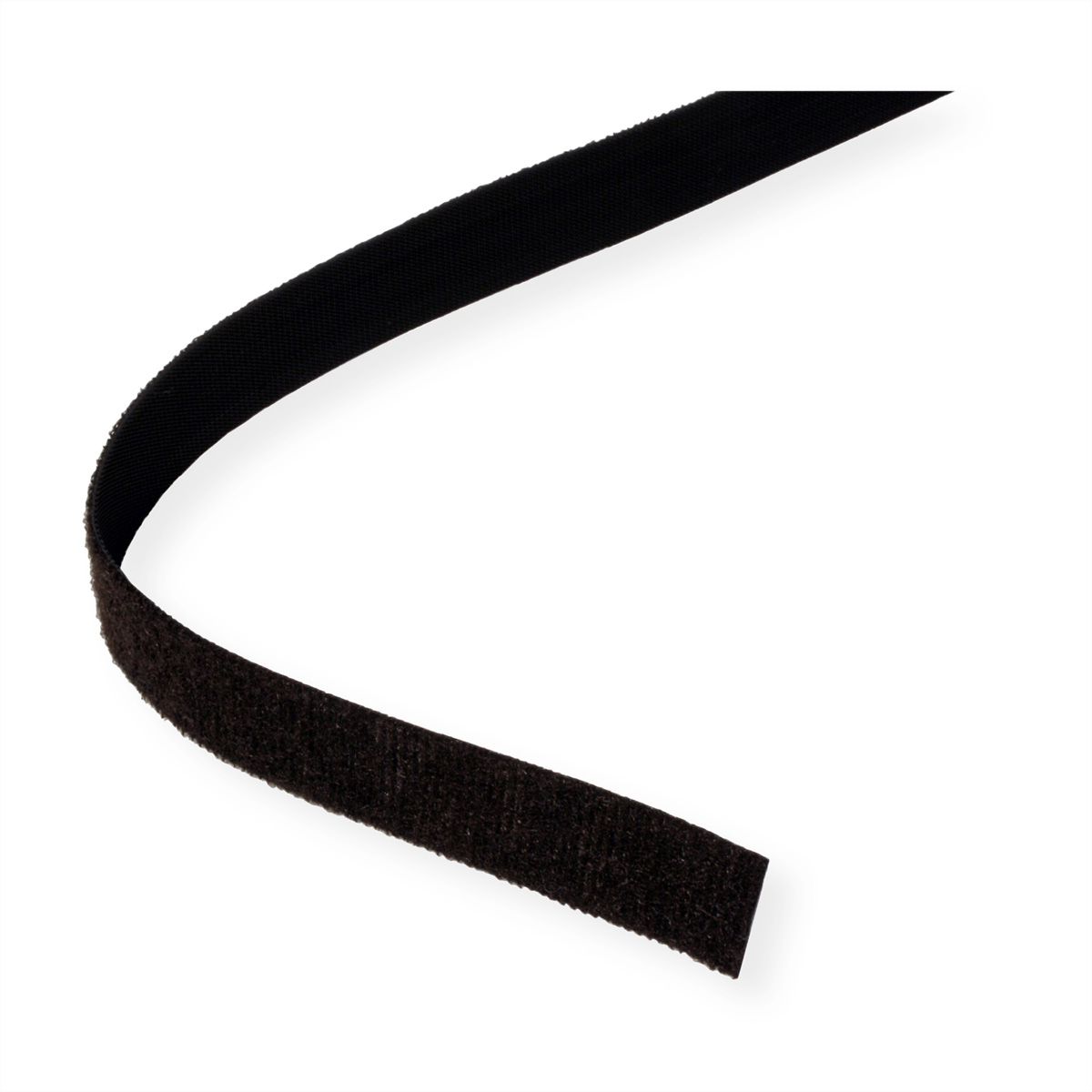 VELCRO® ONE-WRAP® Klettbandstreifen 20mm, unperforiert auf Rolle, schwarz, 25 m