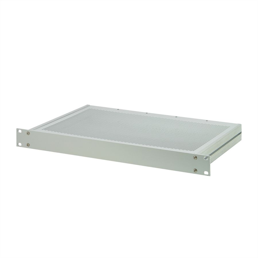 SCHROFF 19"-Kompletteinschub aus Aluminium, Deck- und Bodenblech perforiert - MULTIPAC PRO 2HE 280T DBLPER