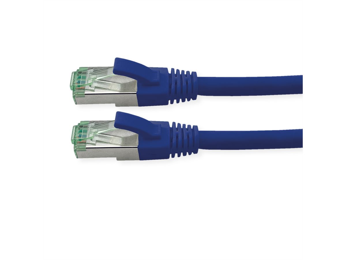 ROLINE RM Patchkabel Kat.6A S/FTP (PiMF), blau, 7 m