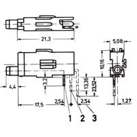SCHROFF Prüfbuchse x 2 mm - PRUEFBUCHSE 2 1.EBENE